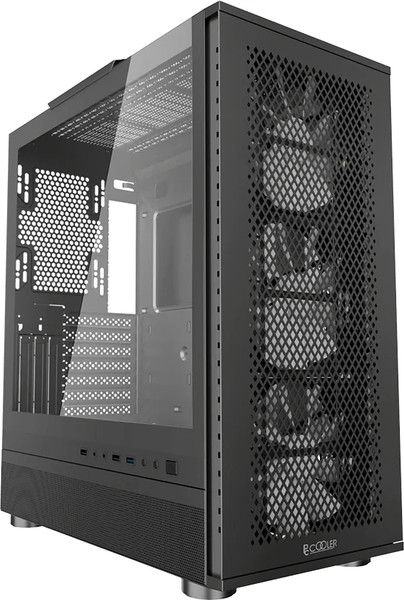 Изображение товара Корпус для компьютера PCCooler ME200 MESH BK (C3-A520BKP3-GL) (черный, без БП)
