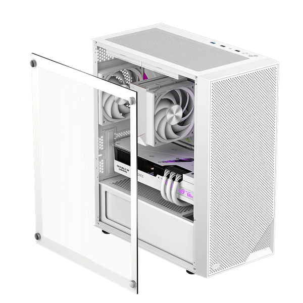 Изображение товара Корпус для компьютера PCCooler C3B310 WH (C3B310-WHP0-GL) (белый, без БП)