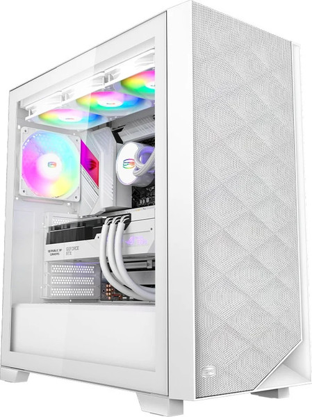 Изображение товара Корпус для компьютера PCCooler C3D510 WH ARGB C3D510-WHP3-GL (белый, без БП)