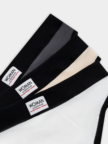 Изображение товара Комплект женских трусов Mark Formelle 412492-3 (р.106, графит/декор)