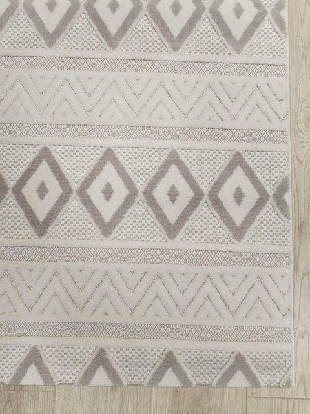 Изображение товара Ковер Radjab Carpet Сканди Сизаль Прямоугольник 10926C / 12251 (1.6x2.3, Grii/Krem)