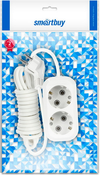 Изображение товара Удлинитель SmartBuy SBE-16-2-02-Z
