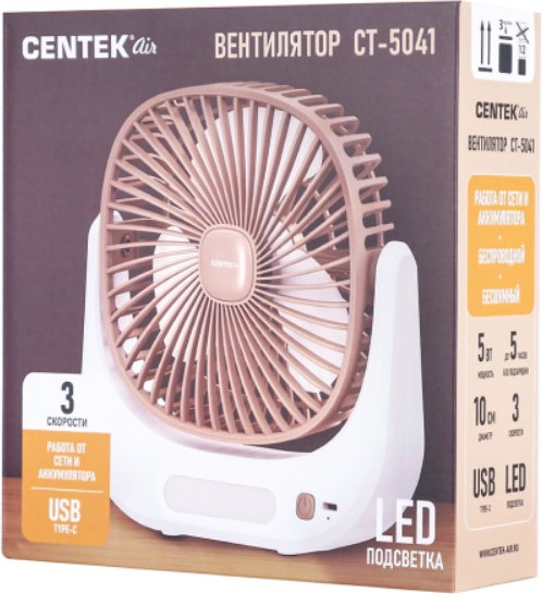 Изображение товара Вентилятор Centek CT-5041 (белый)
