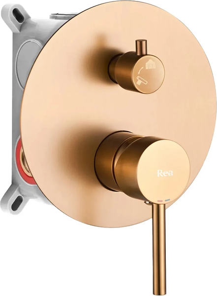 Изображение товара Душевая система со смесителем REA Lungo REA-P8809 (золото)