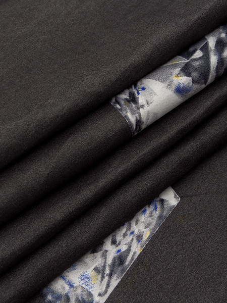 Изображение товара Комплект постельного белья Amore Mio Макосатин BZ Black Single M / 93795 (серый)