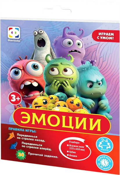 Изображение товара Настольная игра Фантазер Ходилка. Эмоции / 830263