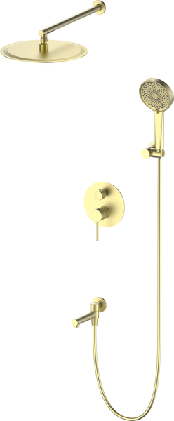 Изображение товара Душевая система со смесителем Oliveeka OL-939017-BG (золотой матовый)