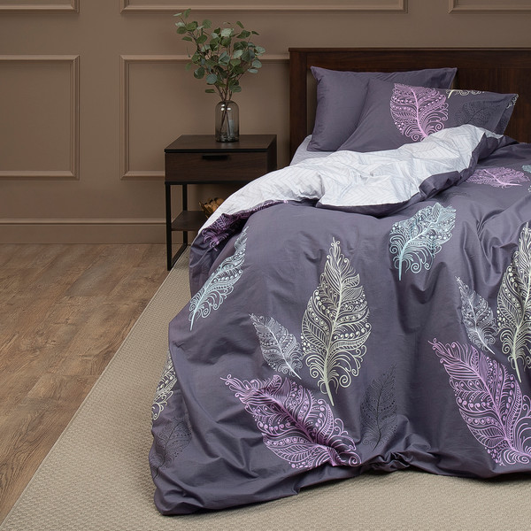 Изображение товара Комплект постельного белья Amore Mio Сатин BZ QR Агра Euro Sp h / 99038 (многоцветный)