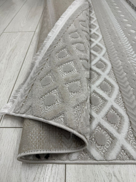 Изображение товара Ковер Radjab Carpet Моника Прямоугольник MC 385A / 12602 (2x2.9, Light Beige)