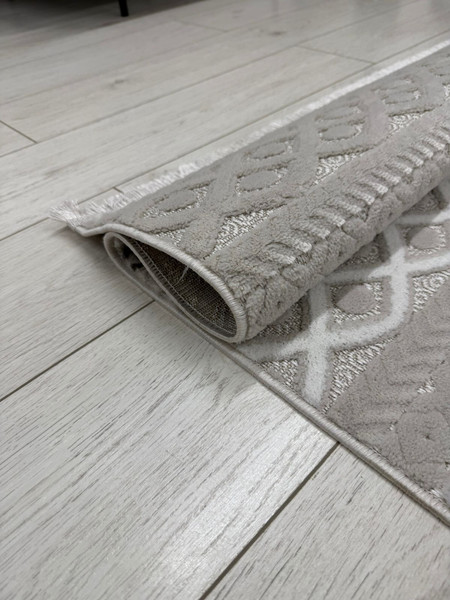 Изображение товара Ковер Radjab Carpet Моника Прямоугольник MC 385A / 12602 (2x2.9, Light Beige)