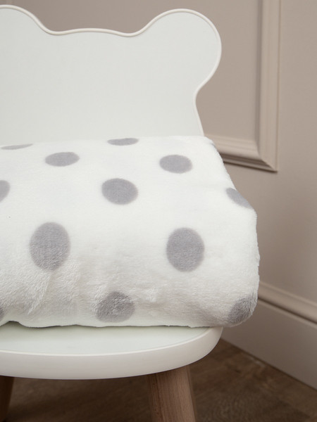 Изображение товара Плед TexRepublic FN 917 W-GY 1114 Горох / 28897 (серый)