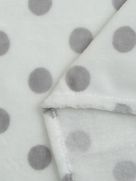 Изображение товара Плед TexRepublic FN 917 W-GY 1114 Горох / 28897 (серый)