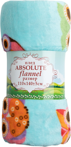 Изображение товара Плед TexRepublic FN 961 TU 1114 Совы / 28899 (бирюзовый)