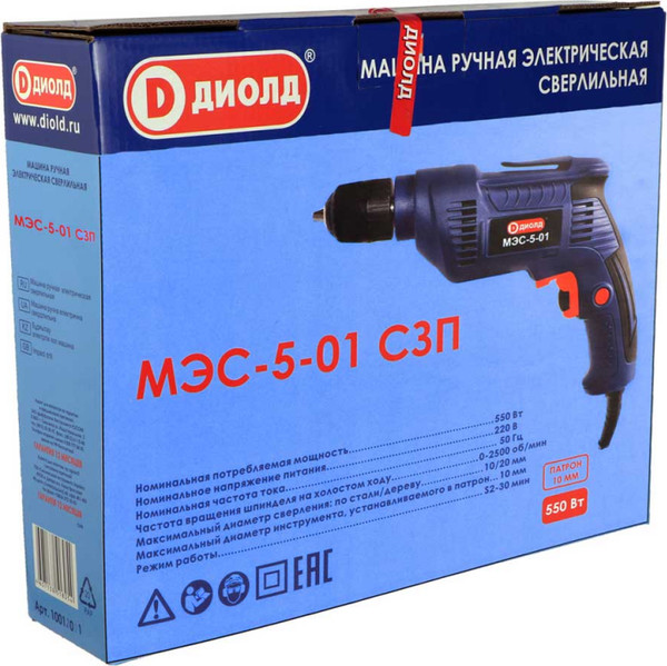 Изображение товара Дрель Диолд МЭС-5-01 СЗП (10012021)