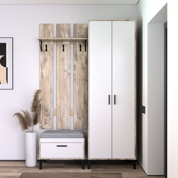 Изображение товара Вешалка для одежды Кастанье Кантри ВК 70 (дуб юкон)