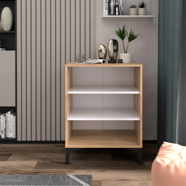 Изображение товара Тумба Кастанье Кантри ТК 90.2 (белый/дуб крафт)