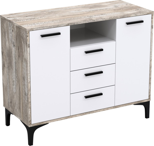 Изображение товара Тумба Кастанье Кантри ТК130.2-3 (белый/дуб юкон)