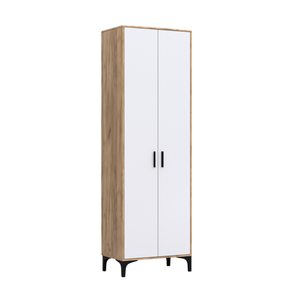 Изображение товара Шкаф Кастанье Кантри ШК 70.2 (белый/дуб крафт)