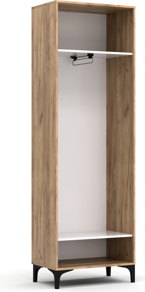 Изображение товара Шкаф Кастанье Кантри ШК 70.2 (белый/дуб крафт)