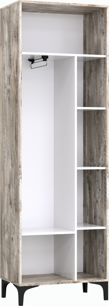 Изображение товара Шкаф Кастанье Кантри ШК 90.2 (белый/дуб юкон)