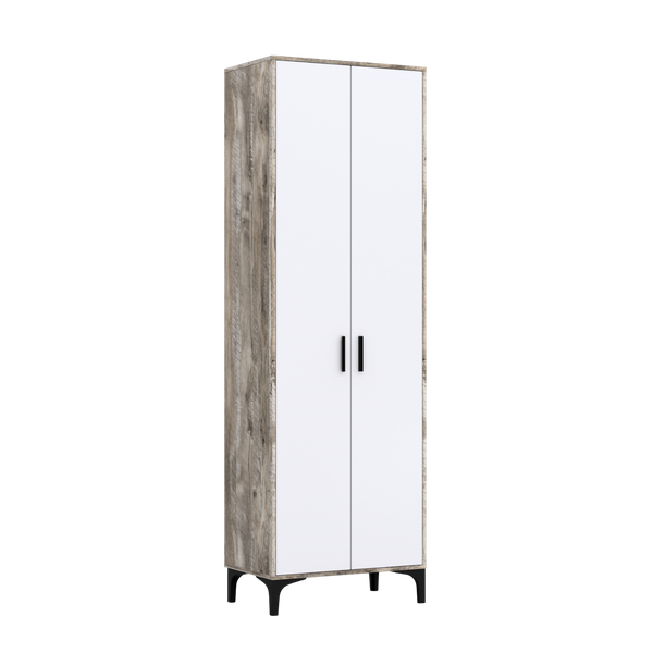 Изображение товара Шкаф Кастанье Кантри ШК 90.2 (белый/дуб юкон)