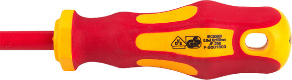 Изображение товара Отвертка General Lighting Шлицевая диэлектрическая SL4x100 G-Pro 1000V / 901012