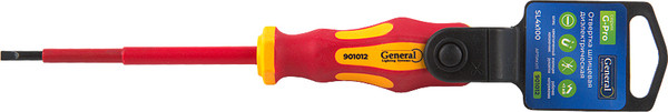Изображение товара Отвертка General Lighting Шлицевая диэлектрическая SL4x100 G-Pro 1000V / 901012