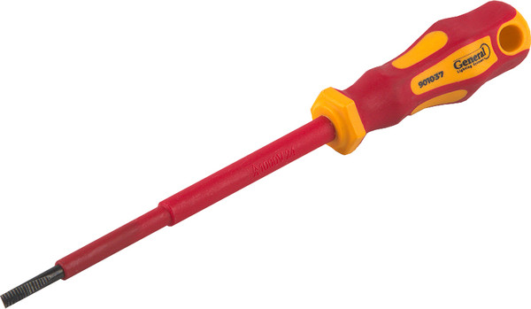 Изображение товара Отвертка General Lighting Шлицевая диэлектрическая SL3.5x100 G-Pro 1000V / 901011