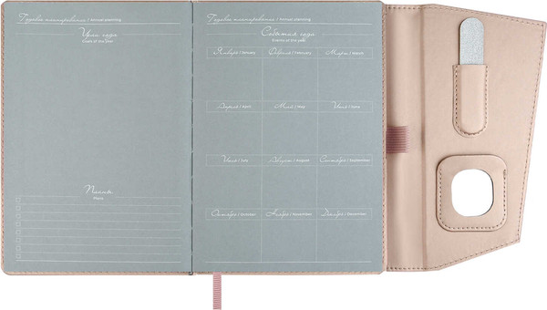 Изображение товара Ежедневник Escalada Спилок Делавэ / 70605 (120л, розовый)