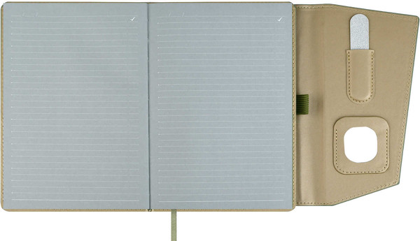 Изображение товара Ежедневник Escalada Спилок / 70606 (120л, зеленый металлик)