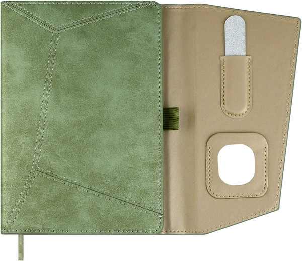 Изображение товара Ежедневник Escalada Спилок / 70606 (120л, зеленый металлик)