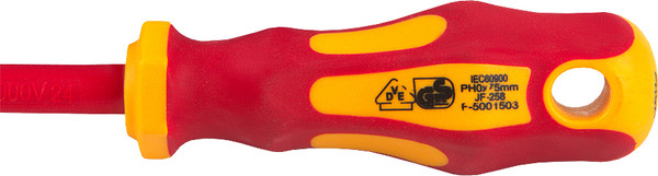 Изображение товара Отвертка General Lighting Крестовая диэлектрическая PH0x75 G-Pro 1000V / 901007