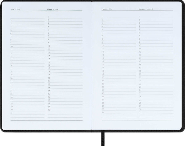 Изображение товара Ежедневник Escalada Нубук / 70589 (160л, черный)