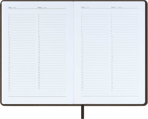 Изображение товара Ежедневник Escalada Нубук / 70590 (160л, коричневый)