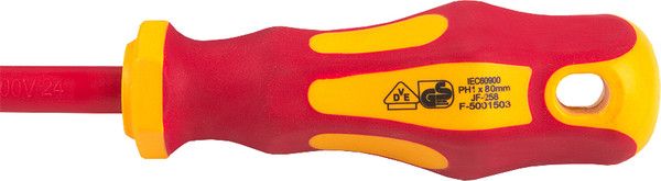 Изображение товара Отвертка General Lighting Крестовая диэлектрическая PH1x80 G-Pro 1000V / 901008