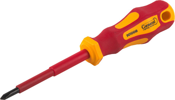 Изображение товара Отвертка General Lighting Крестовая диэлектрическая PH1x80 G-Pro 1000V / 901008