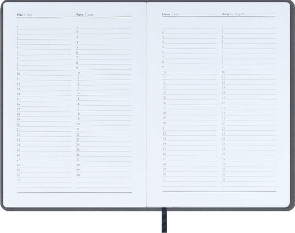 Изображение товара Ежедневник Escalada Нубук / 70592 (160л, темно-синий)