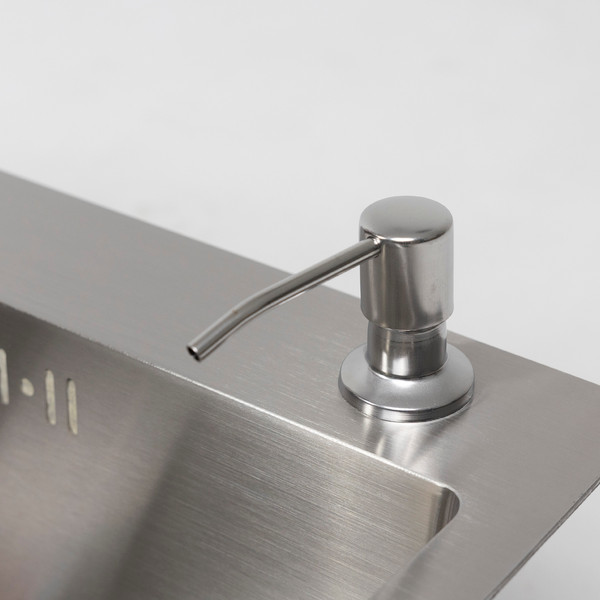 Изображение товара Мойка кухонная AKS Прямоугольная 70x46 (глянец сатин)