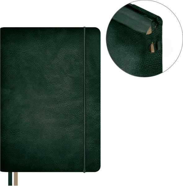 Изображение товара Ежедневник Escalada Шеврет / 70636 (160л, зеленый)