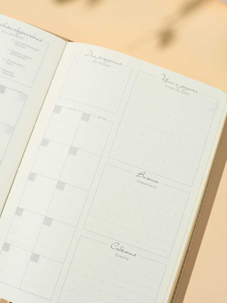 Изображение товара Ежедневник Escalada Буйвол / 70643 (160л, бежевый)