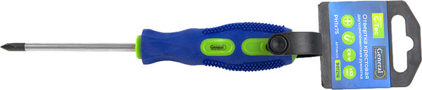 Изображение товара Отвертка General Lighting Крестовая PH1x75 / 901216