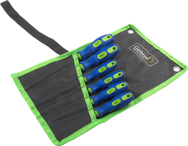 Изображение товара Набор отверток General Lighting 3хSL 3хPH / 901209 (6шт)