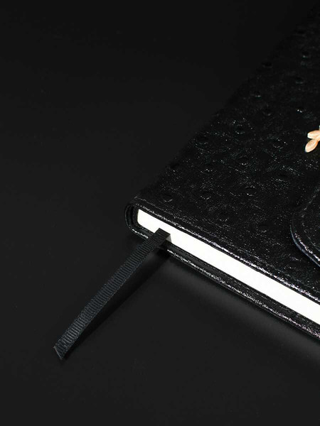 Изображение товара Ежедневник Escalada Страус / 70668 (160л, черный)