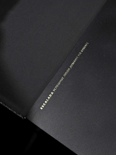 Изображение товара Ежедневник Escalada Страус / 70668 (160л, черный)