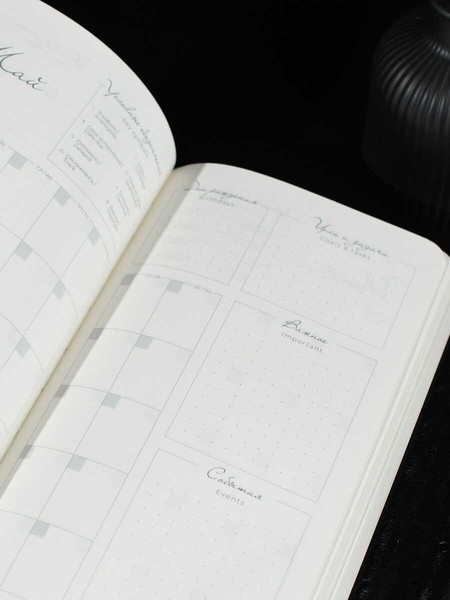 Изображение товара Ежедневник Escalada Страус / 70668 (160л, черный)