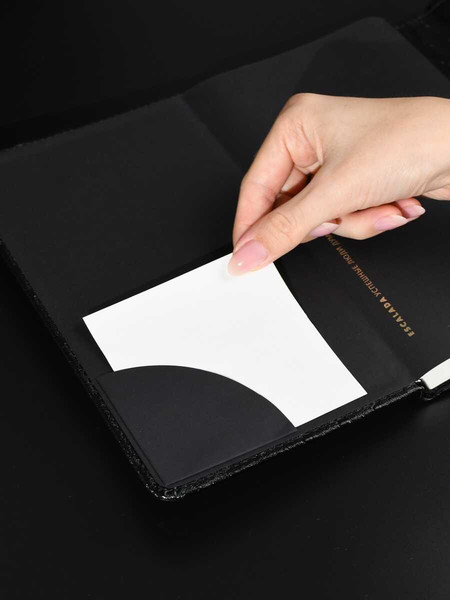 Изображение товара Ежедневник Escalada Страус / 70668 (160л, черный)