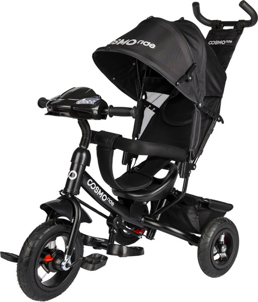 Изображение товара Трехколесный велосипед с ручкой CosmoRide MX-02ED (черный, с фарой)
