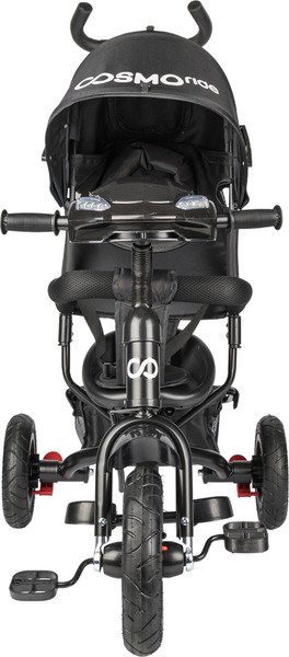 Изображение товара Трехколесный велосипед с ручкой CosmoRide MX-02ED (черный, с фарой)