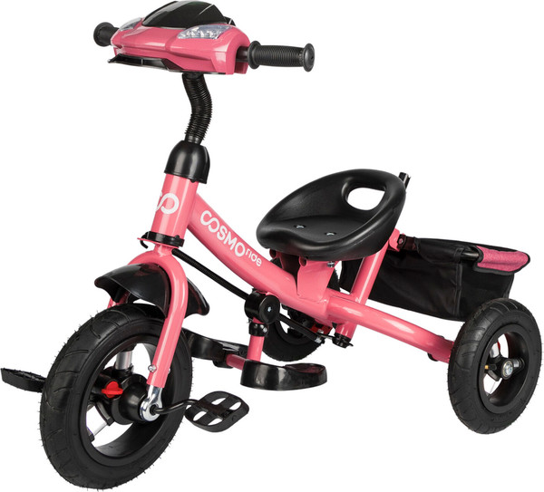 Изображение товара Трехколесный велосипед с ручкой CosmoRide MX-02PK (розовый, с фарой)