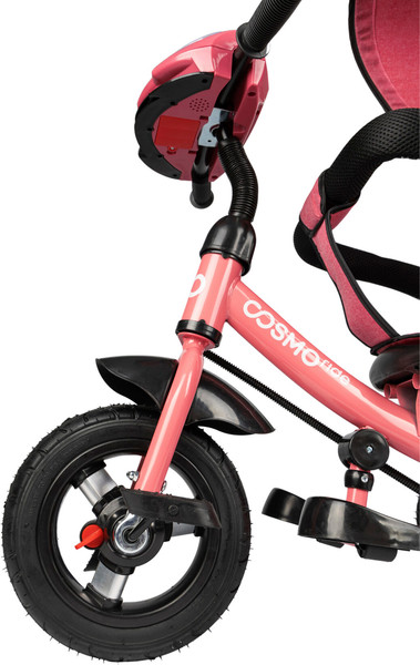 Изображение товара Трехколесный велосипед с ручкой CosmoRide MX-02PK (розовый, с фарой)